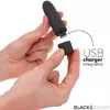 Vibrācijas lodīte black&silver Geri USB uzlādējamā Photo 2