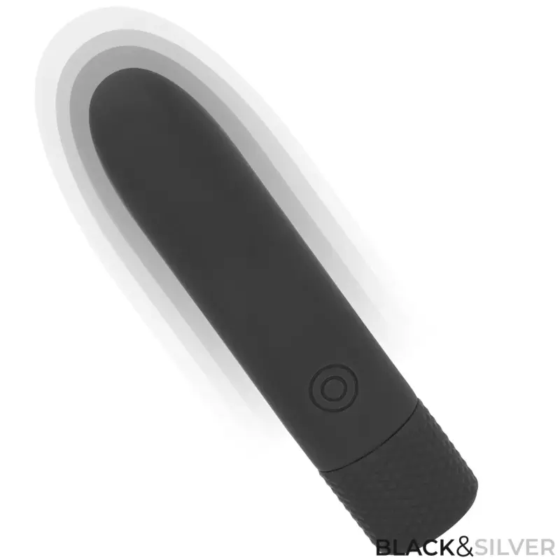 Vibrācijas lodīte black&silver Geri USB uzlādējamā Photo 5