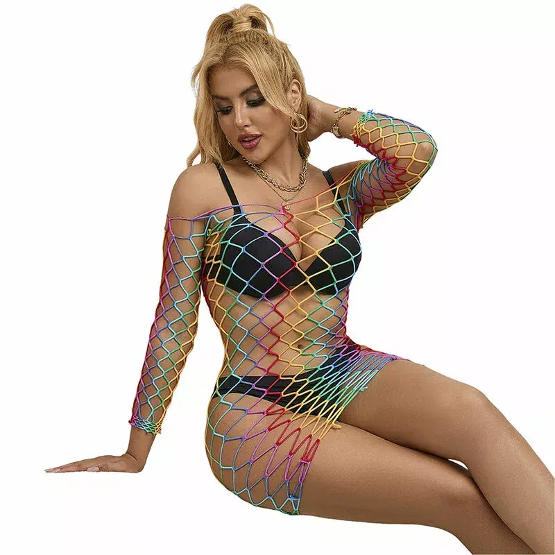 Платье-сетка SUBBLIME BODYSTOCKINGS Rainbow Один размер Photo 2