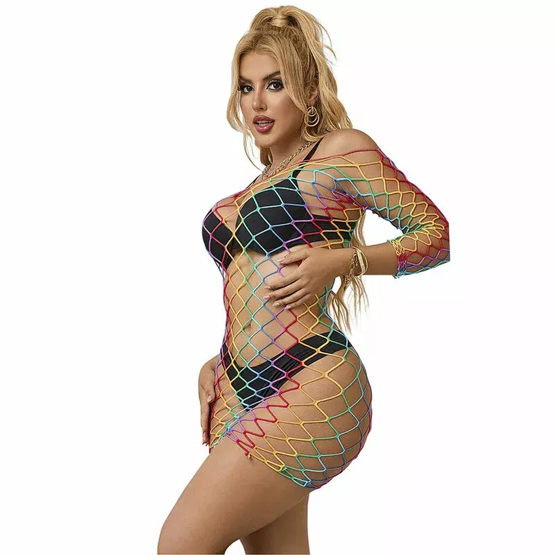 Платье-сетка SUBBLIME BODYSTOCKINGS Rainbow Один размер Photo 5