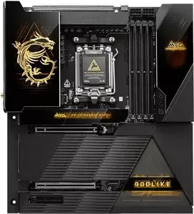Mātesplates MSI MEG X870E GODLIKE — X870E čipsets, AM5 ligzda, ATX, DDR5 atbalsts