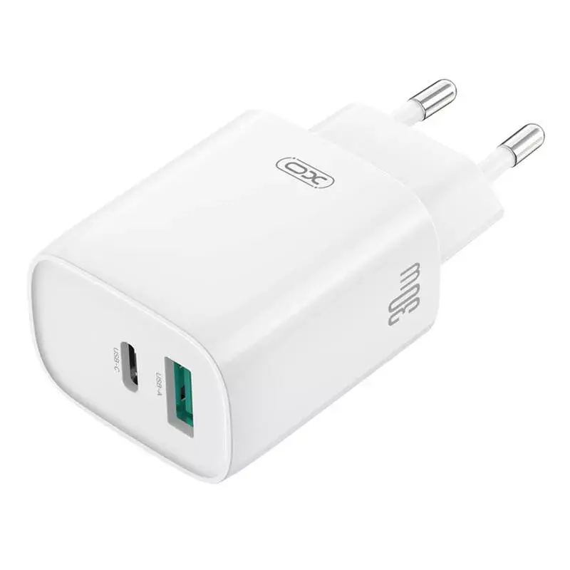 XO CE30 30 Вт зарядное 1×USB-C + 1×USB-A Photo 3