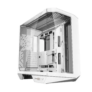 Full Tower PC korpuss Darkflash DY470 White ar ATX mātesplates atbalstu, USB Type-C un iebūvētiem ventilatoriem