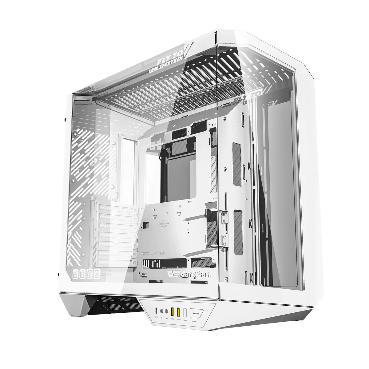 Darkflash DY470 White Full Tower PC korpuss Photo 18