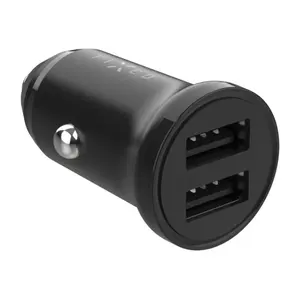 Car charger FIXED FIXCC15N-2U-BK, dual USB, 15W, black