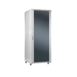 Server cabinet SOMI Networks 42U 19" freestanding, 800 kg load, 80 cm depth, removable lockable side panels, glass doors