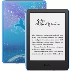 Amazon Kindle Kids e-grāmatu lasītājs Skārienjūtīgais ekrāns 16 GB Wi-Fi Melns, Zils