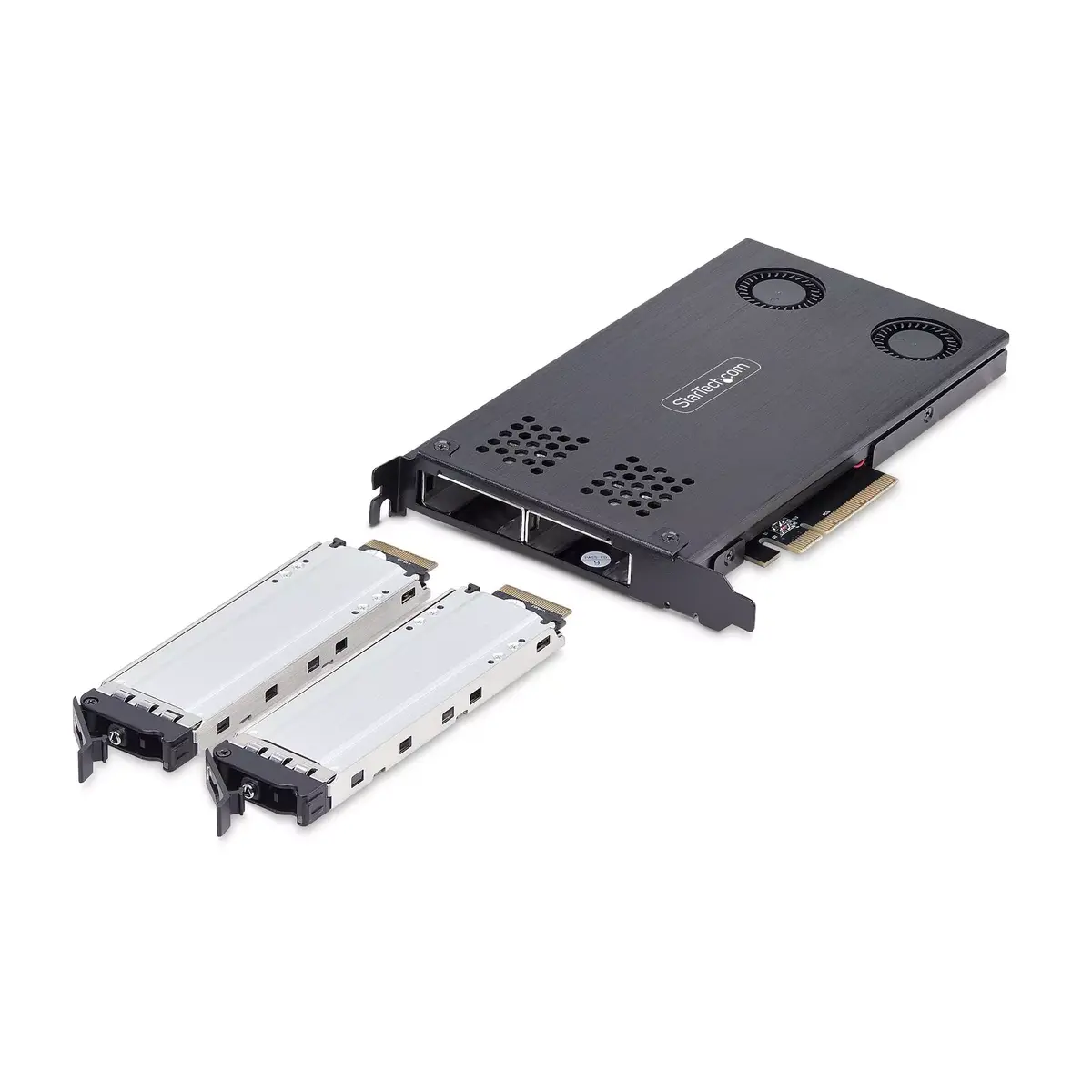 Blekplāksne StarTech.com 2-kameru M.2 NVMe SSD Photo 2