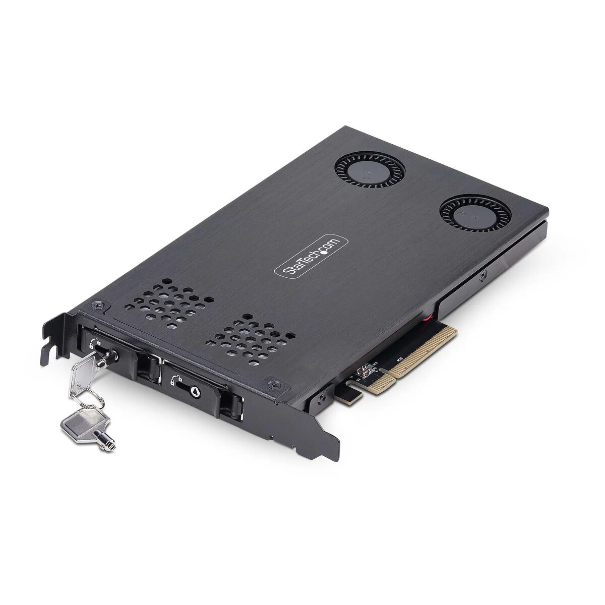 StarTech 2M2-REMOVABLE-PCIE Divu nodalījumu M.2
