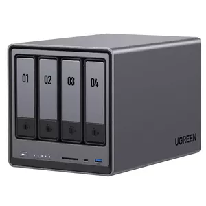 Ugreen NASync DXP4800 NAS Kompakts N100 8 GB DDR5 0 TB UGOS Pro Melns