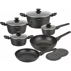 Cookware set Klausberg KB-7659 — 12-piece marble-coated pots and pans set