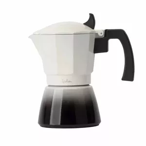 JATA HCAF2412 manuālais kafijas pagatavošanas rīks Mokas kafijas katliņš 0,7 L Melns, Balts
