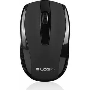 Bezvadu optiskā pele logic concept LM-31W — 1600 DPI, kompakta melna