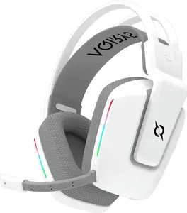 Austiņas Aqirys ALYA V2.0 Dual Mode White — bezvadu un vadu spēļu austiņas, baltas