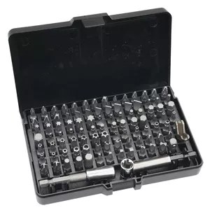 Screwdriver bits set NEO tools 06-104 — 99 pieces with magnetic holder