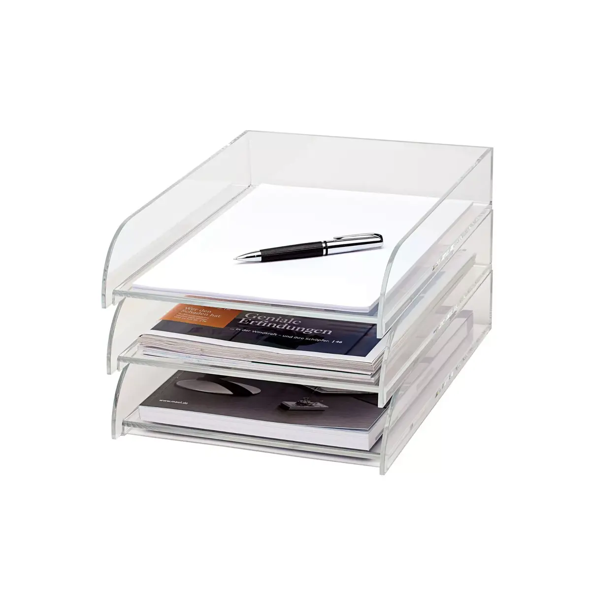 Akrila vēstuļu paliktnis Maul MAUL Acrylic letter tray Photo 6