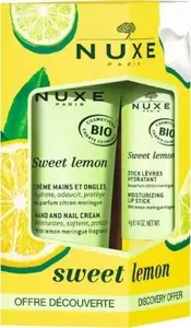 Hand cream and lip balm set Nuxe Sweet Lemon — hand cream 30 ml, lip balm 4 g