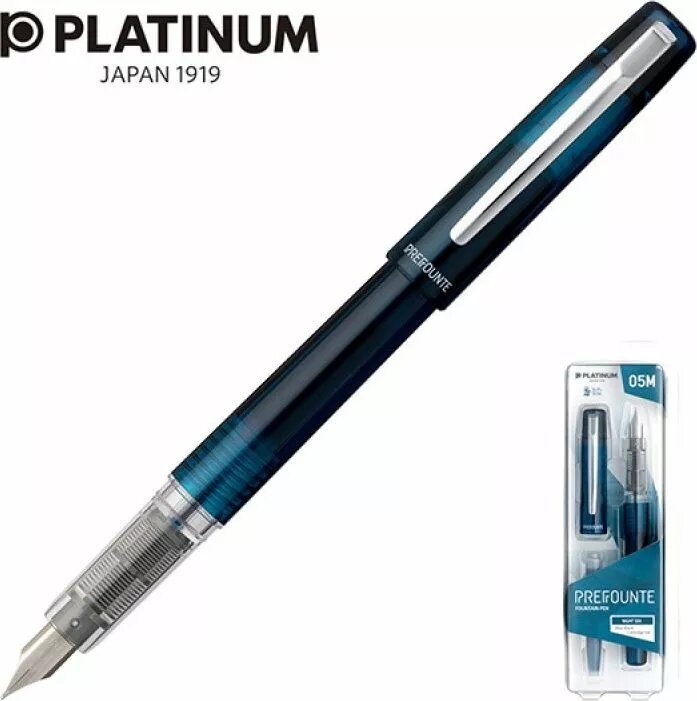 Pildspalva Platinum Prefounte Night Sea M