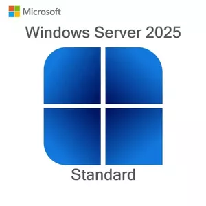 Server operating system Microsoft Windows Server 2025 Standard — 1 license, 32 GB storage, 0.512 GB RAM, 1.4 GHz