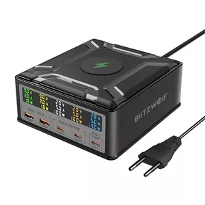 Charger BlitzWolf BW-S28 260W with 2× USB-A and 3× USB-C