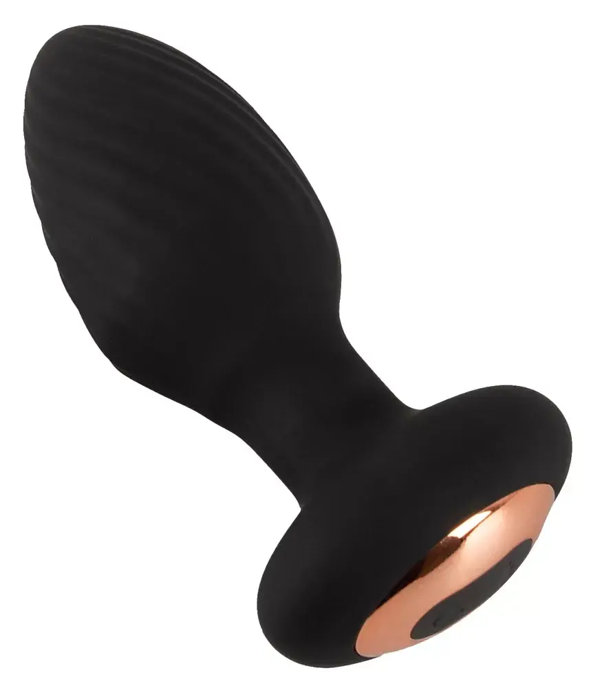 ANOS Silicone Black вращающаяся вибропробка Photo 4