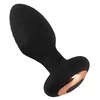 ANOS Silicone Black вращающаяся вибропробка Photo 4