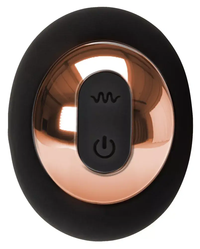 ANOS Silicone Black вращающаяся вибропробка Photo 5