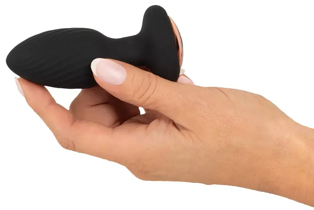 ANOS Silicone Black вращающаяся вибропробка Photo 6