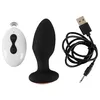 ANOS Silicone Black вращающаяся вибропробка Photo 9