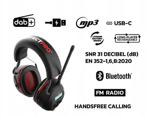 H-40 Ear Protection Headphones PerfectPro — jobsite hearing protection, over-ear design