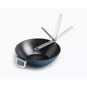 Wok Joseph Joseph Space Folding Handle Ceramic Non-stick 32cm Blue