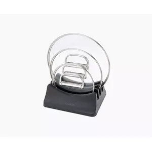 Rack Joseph Joseph Space 3-piece Lid Storage Stand Black 200mm x 165mm x 75mm