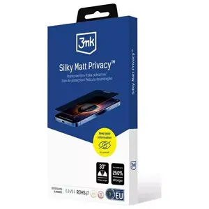 Защитное стекло 3MK для Samsung Galaxy S25 Ultra — приватное матовое