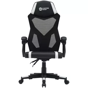 Gaming chair CANYON Flow MCH01 Mesh Black/White — ergonomic design, adjustable height