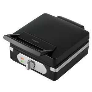 Waffle Maker SENCOR SWF2010BK — Belgian 2×85×145 mm, non-stick plates, adjustable temperature, 1400W