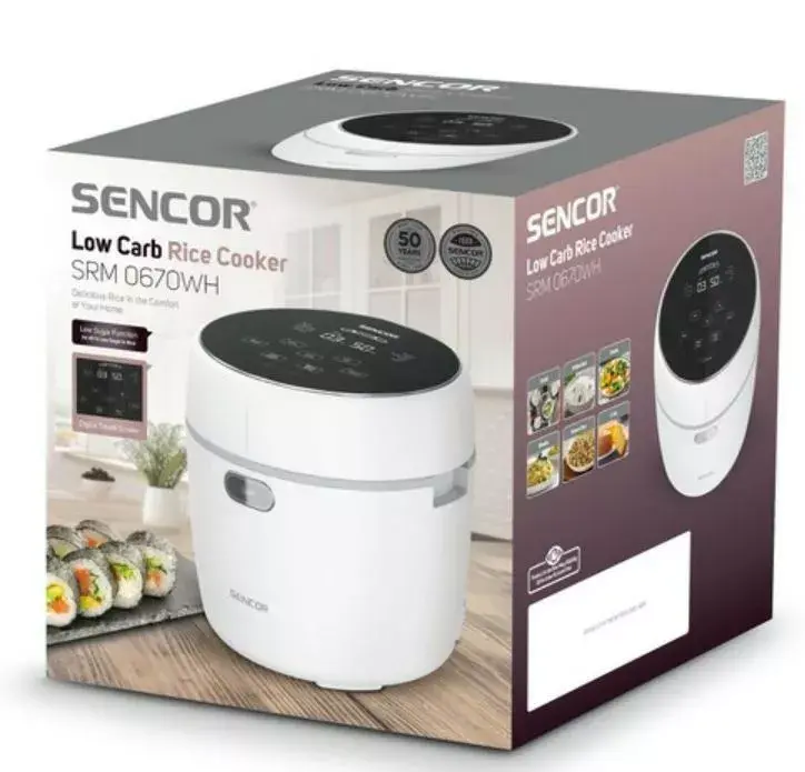 Rīsu vārāmais SENCOR SRM0670WH — 1,2 L Photo 6