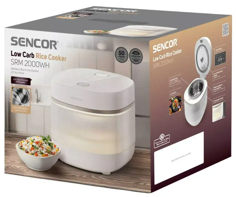 SENCOR SRM2000WH low carb rice cooker 1.5 L Photo 6
