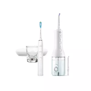 Sonic toothbrush Philips DiamondClean 9000 HX3886/41 — rechargeable, 4 modes, pressure sensor, Bluetooth, white