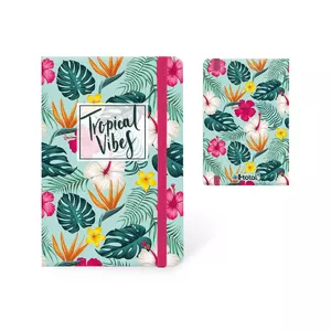 Блокнот I-Total A5 TROPICAL VIBES 100-11007 — формат A5, линованные страницы