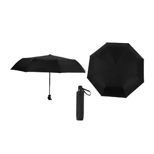 Umbrella I-Total 650-03845 black — compact folding umbrella, black canopy