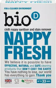Veļas pulveris Bio-D Nappy Fresh 500 g – Bio-D BIO04104 (mazgājamiem autiņiem)