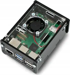 Case Argon NEO 5 for Raspberry Pi 5 with M.2 NVMe PCIe support, fan and heatsink, aluminum, black