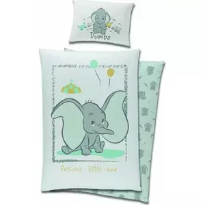 Bedding Set FARO Dumbo Słonik 100x135 cm – Baby/Crib Duvet Cover and Pillowcase
