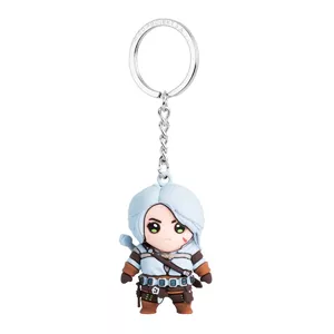 Suvenīru atslēgu piekariņš Cenega The Witcher Ciri 3D, karājas, 130×60×50 mm, 52 g