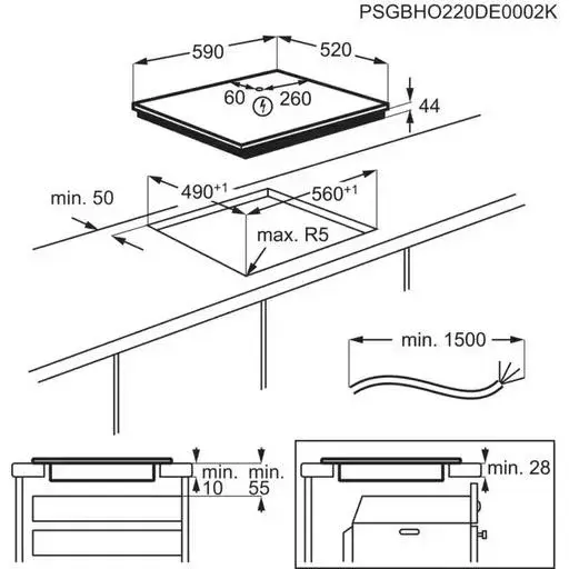 Induction hob Electrolux EIS62453 Photo 2