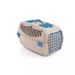 Pet carrier Stefanplast Gulliver 3 with plastic door 61×40×38 cm white travertine