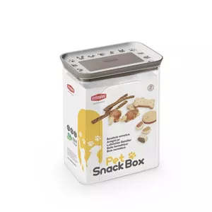 Rectangular hermetic container stefanplast 2198560 2.2 L, white/light gray