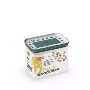 Rectangular hermetic container stefanplast 2198541 1.2 L 10×15.5×12 cm white/green