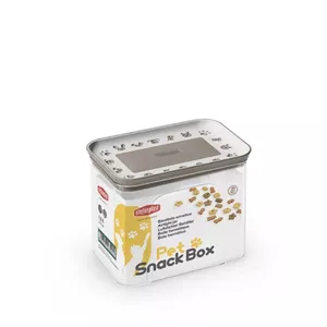 Rectangular hermetic container stefanplast 2198540 1.2L 10×15.5×12 cm white/light gray