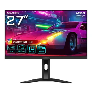 Монитор GIGABYTE M27UA 27" 4K UHD SS-IPS 3840×2160 160 Гц HDR400 FreeSync Premium, 1 мс, USB-C, 2×HDMI 2.1, DisplayPort 1.4, динамики